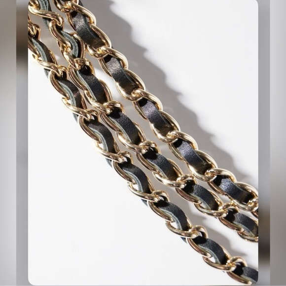 WHBM chain woven leather belt - Picture 6 of 12